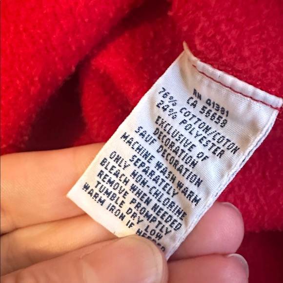 Red Polo Ralph Lauren Button-Up Zip High Neck Turtleneck Pullover Sweater - Picture 7 of 8